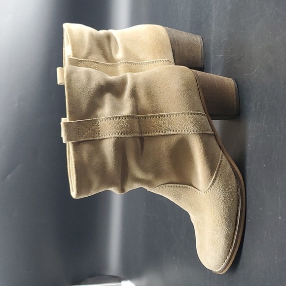 Sundance Leather Suede Western Ankle Boots EU 40 US 9-9.5 - Picture 2 of 13